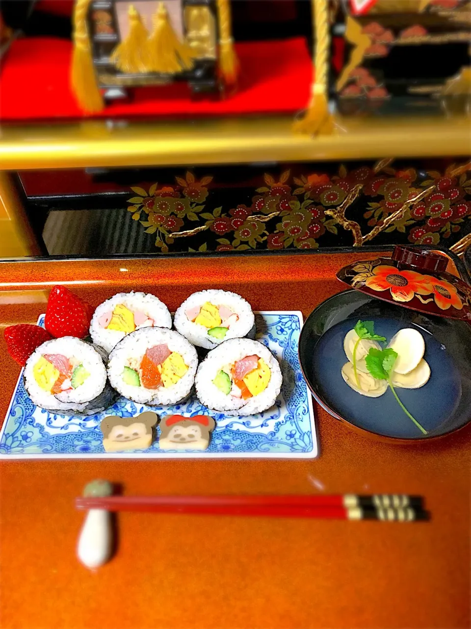 Snapdishの料理写真:ひな祭り🎎|naoちんさん