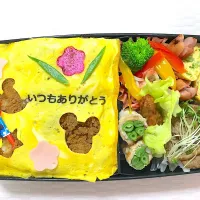 Snapdishの料理写真:夫のお弁当🍱|kisaさん