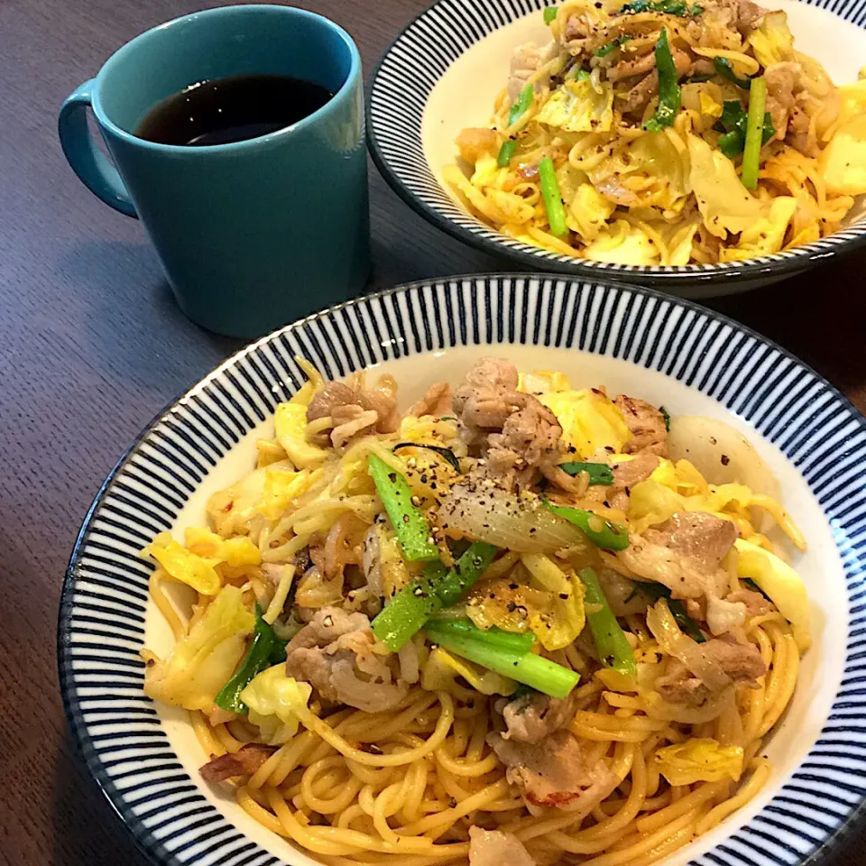 ダシダの野菜たっぷり焼きそば|モスグリーンさん