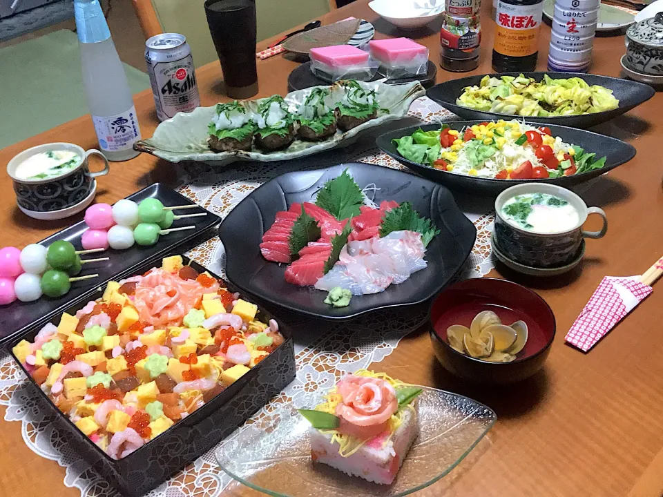 Snapdishの料理写真:2019.3.3のお雛祭りパーティ🌸

 #ひな祭り #ひな祭りパーティー#ひなちらし #ひな祭りご飯|makoさん