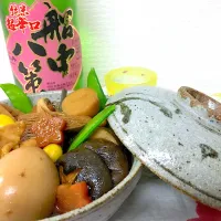 Snapdishの料理写真:治部煮
司牡丹 船中八策 純米超辛口（高知）|藤井裕之三号店さん