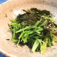 【二把でこの量】三つ葉と焼き海苔のナムル|unkoro78さん