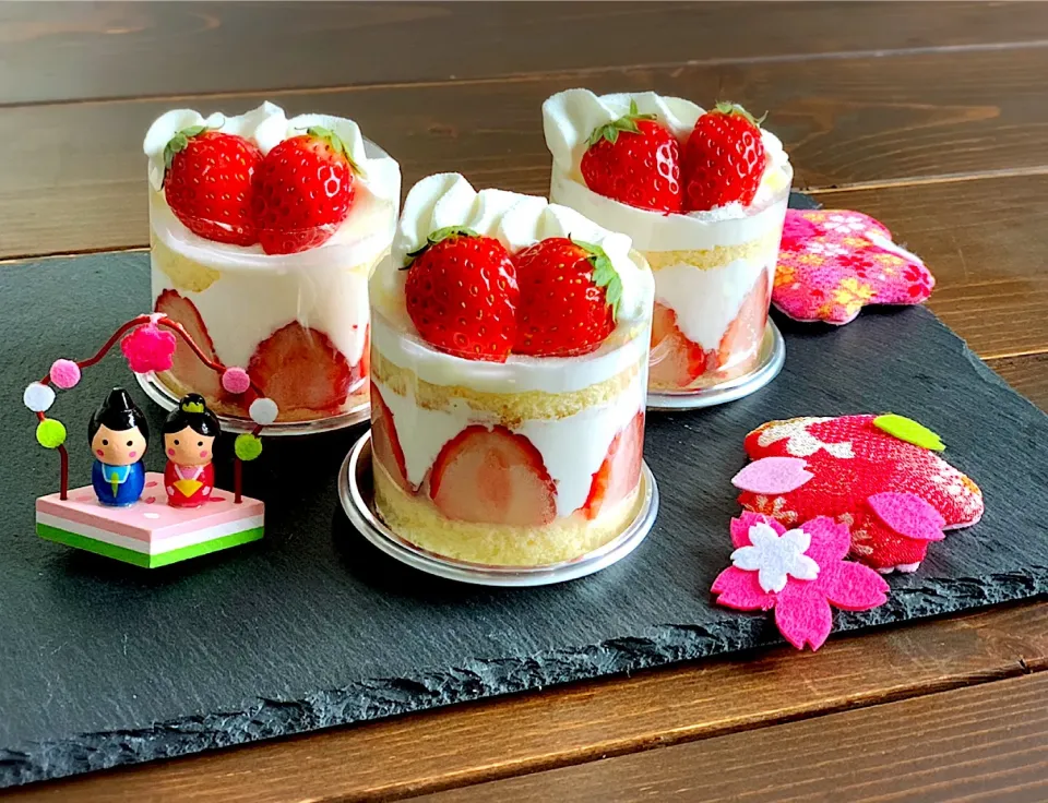 ひな祭り🎎ショートケーキ🍓|SAORIさん