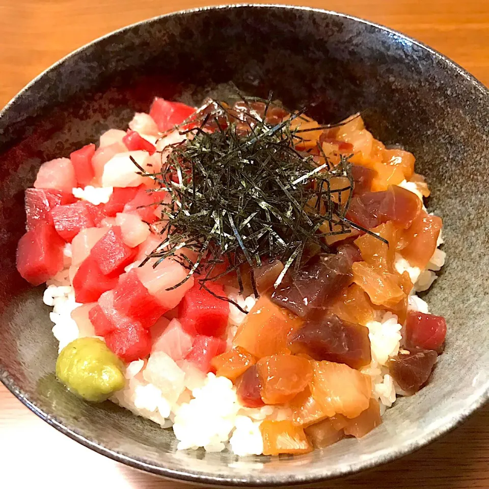 鯛鮪漬け丼|Food is lifeさん