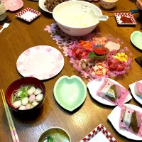 Snapdishの料理写真:ひな祭り〜〜|ヌーピーさん