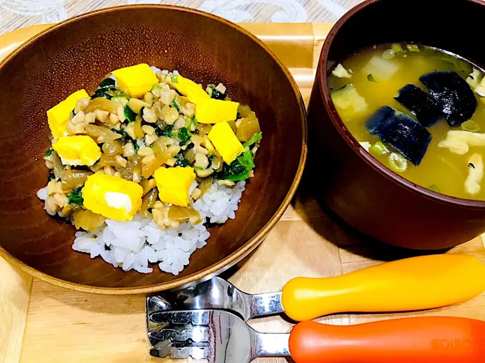 納豆丼ランチ|えみさん