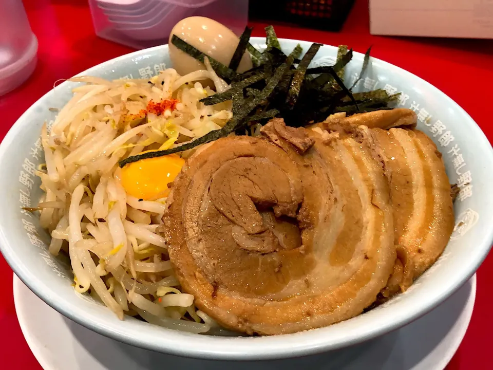 汁無し豚野郎 麺増し 豚増し 味玉トッピング
 #野郎ラーメン
 #ラーメン 
 #二郎インスパイア系|kanaさん