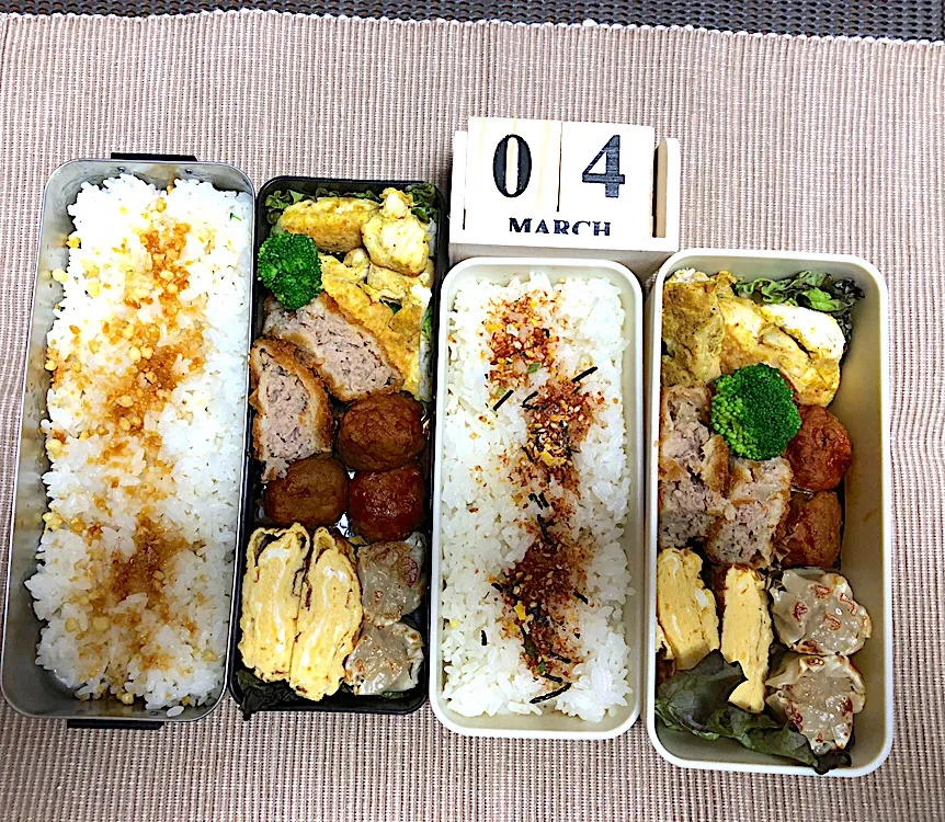 今日のお弁当🍱
 #夫弁当 
 #中学生女子弁当|あきんこさん