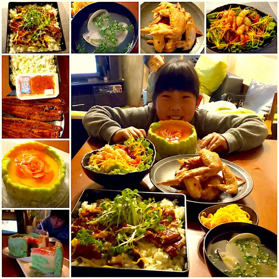 Snapdishの料理写真:Girls' Festival Dinner🍴今日は楽しい雛祭り〜🎎|🌈Ami🍻さん