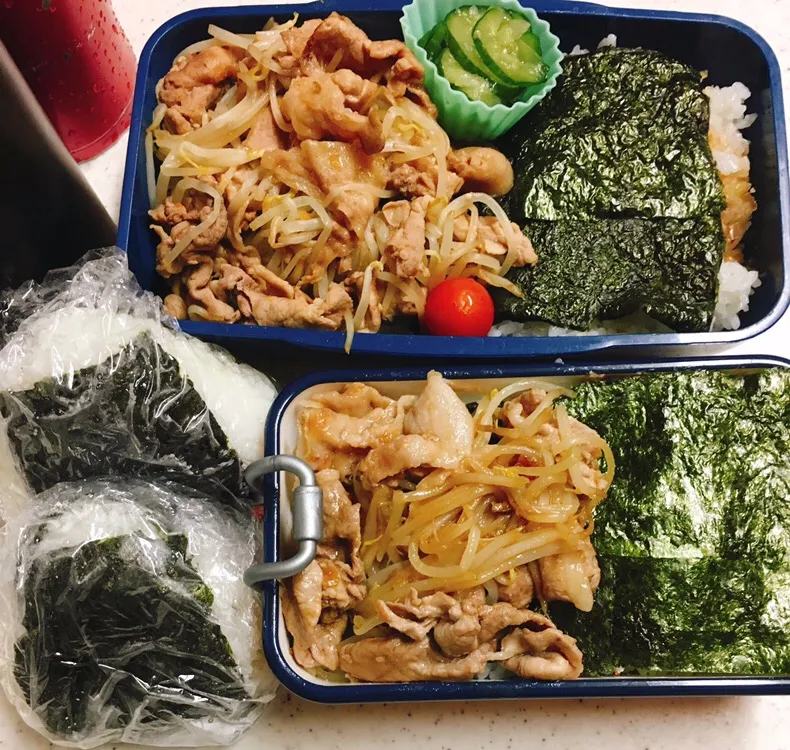 Snapdishの料理写真:今日のお仕事&学校弁当♪2019.3.5|ぐぅさん