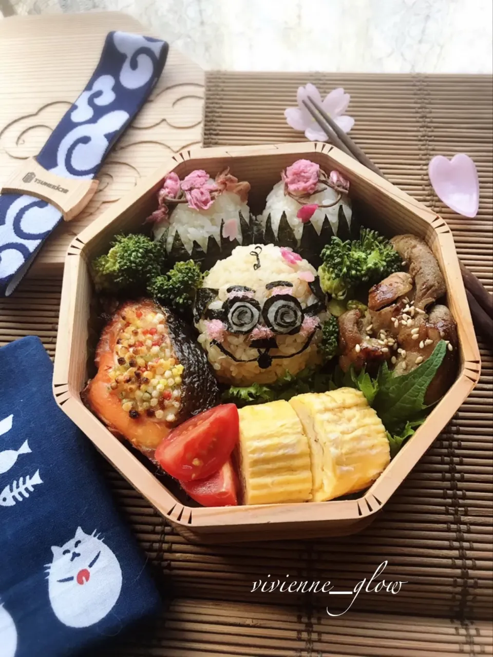 お花見 カトちゃん弁当|vivienne_glowさん