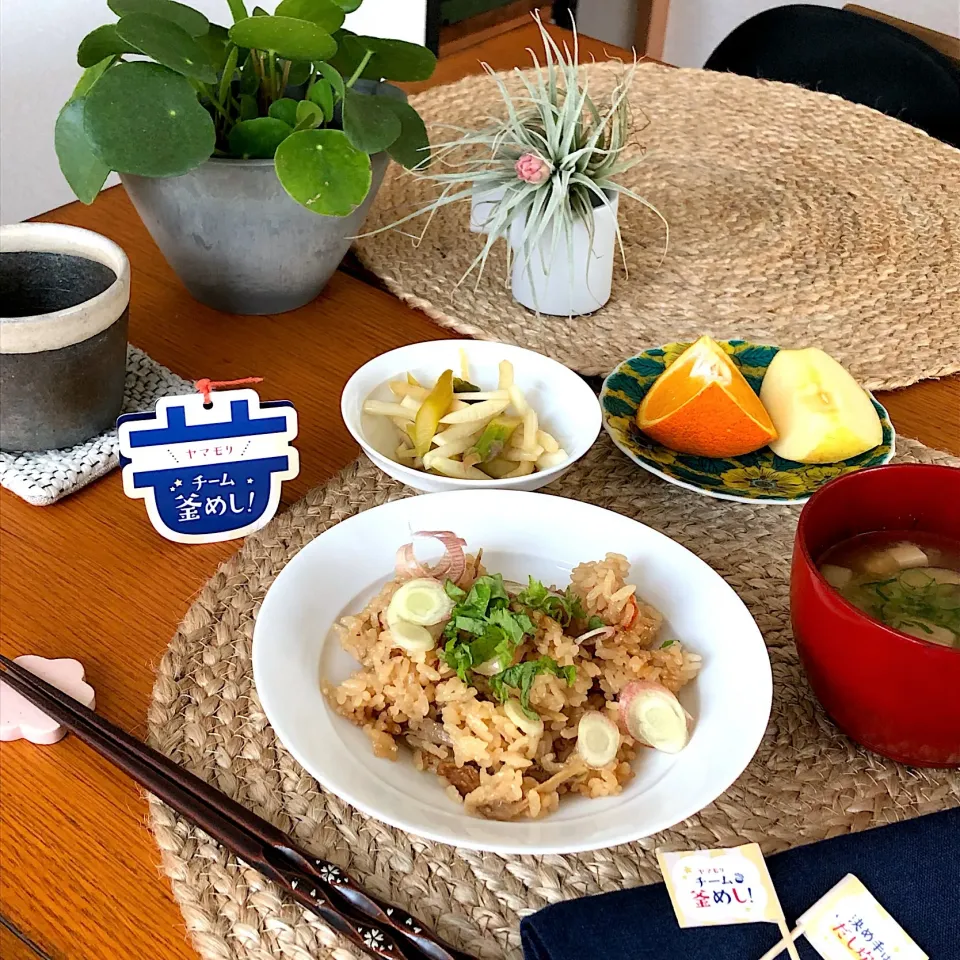 釜めしランチ🎶名古屋コーチン地鶏ごぼう|Roooriさん