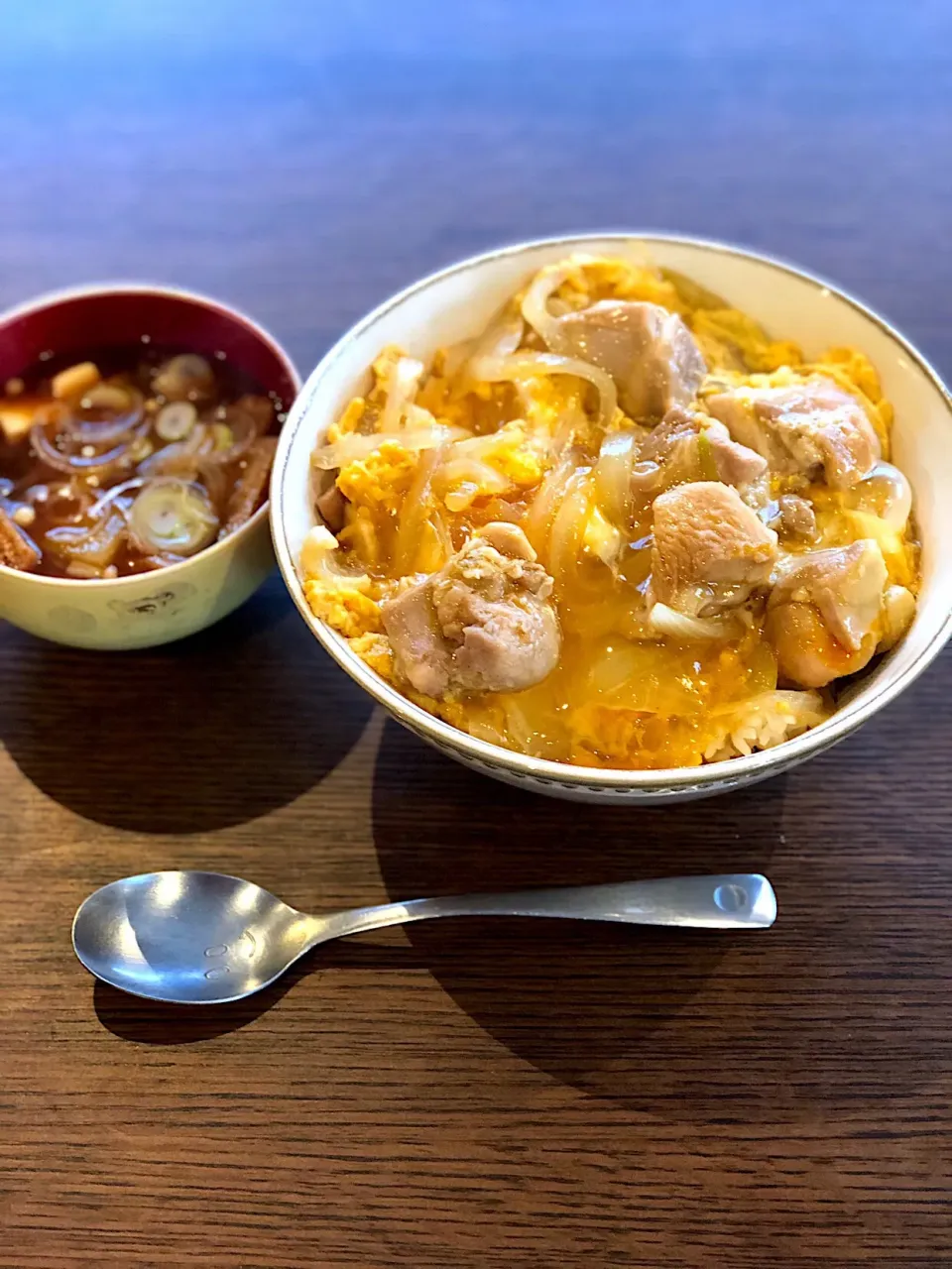 #親子丼#味噌汁 #手抜きご飯|natsu727さん