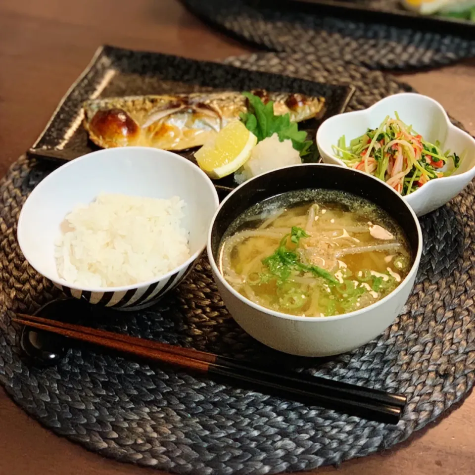 恭子の料理 胡麻と炒めもやしの味噌汁|恭子さん