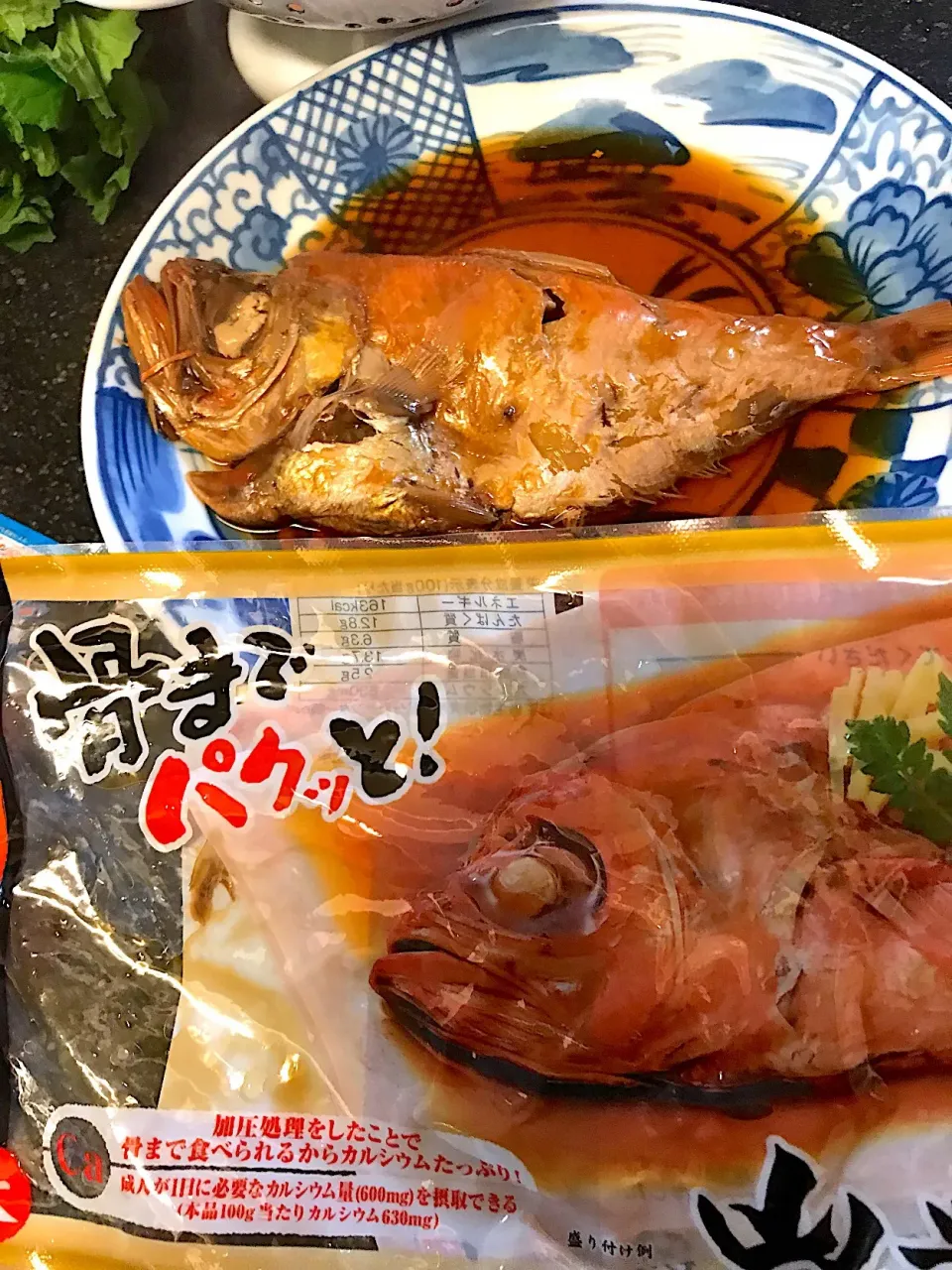 Snapdishの料理写真:山安の金目鯛の煮付け|シュトママさん