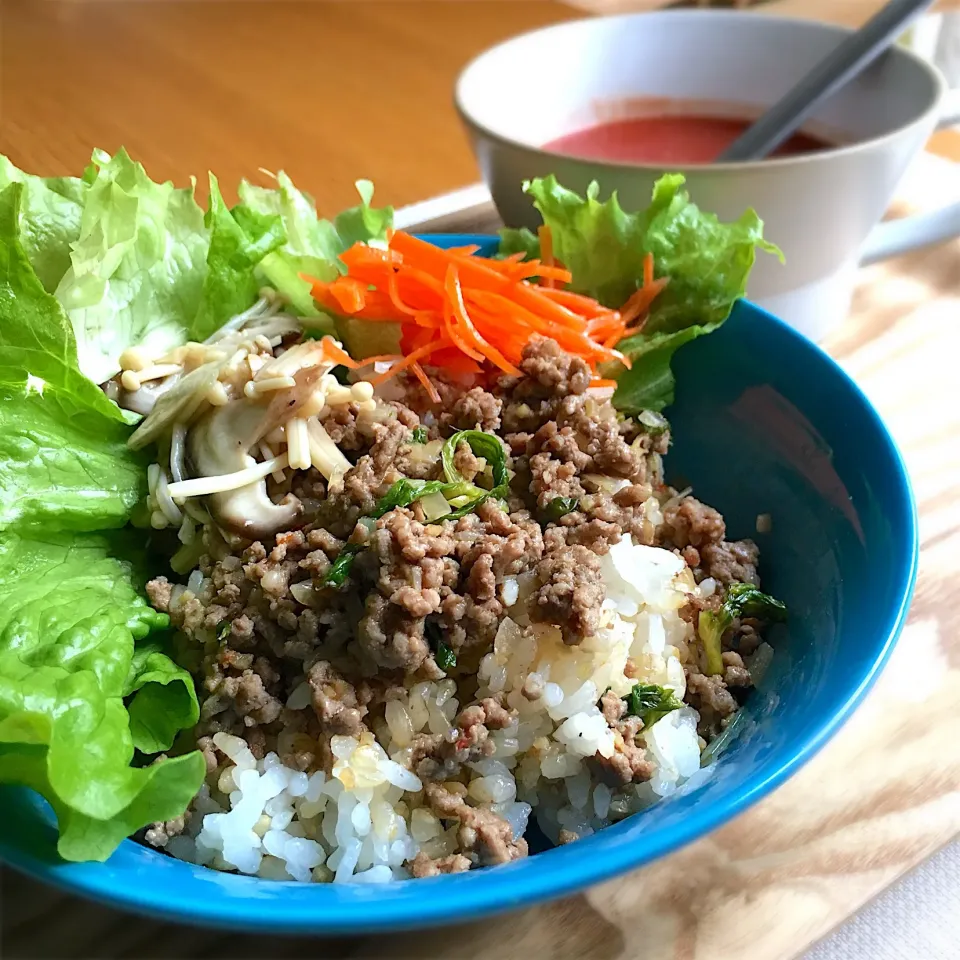 牛そぼろ丼|むぎこさん