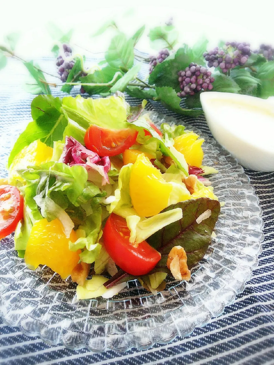 こずえ⑅◡̈*さんの料理 ごまみそマヨドレシッングの                               ✨おしゃれサラダ🥗✨|マリンさん