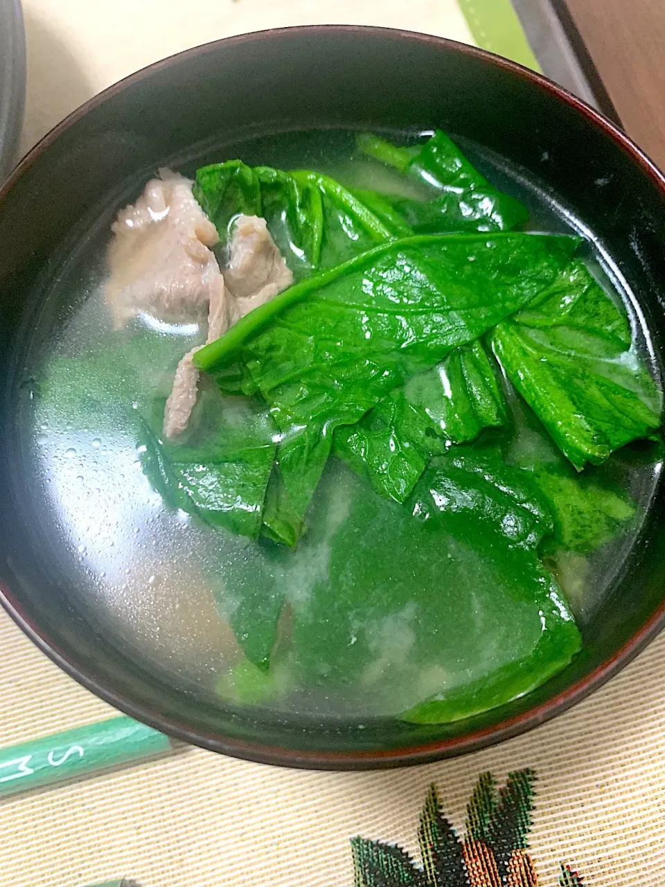 ほうれん草お味噌汁|D-fukuさん