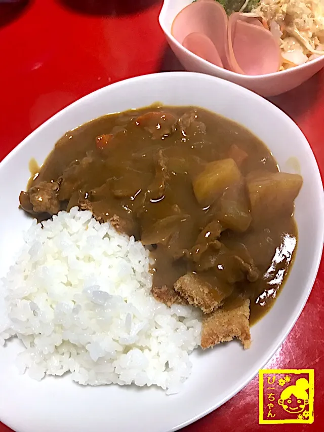 実家で晩ご飯😊父のカレーライス🍛|☆ぴ〜ちゃん☆さん