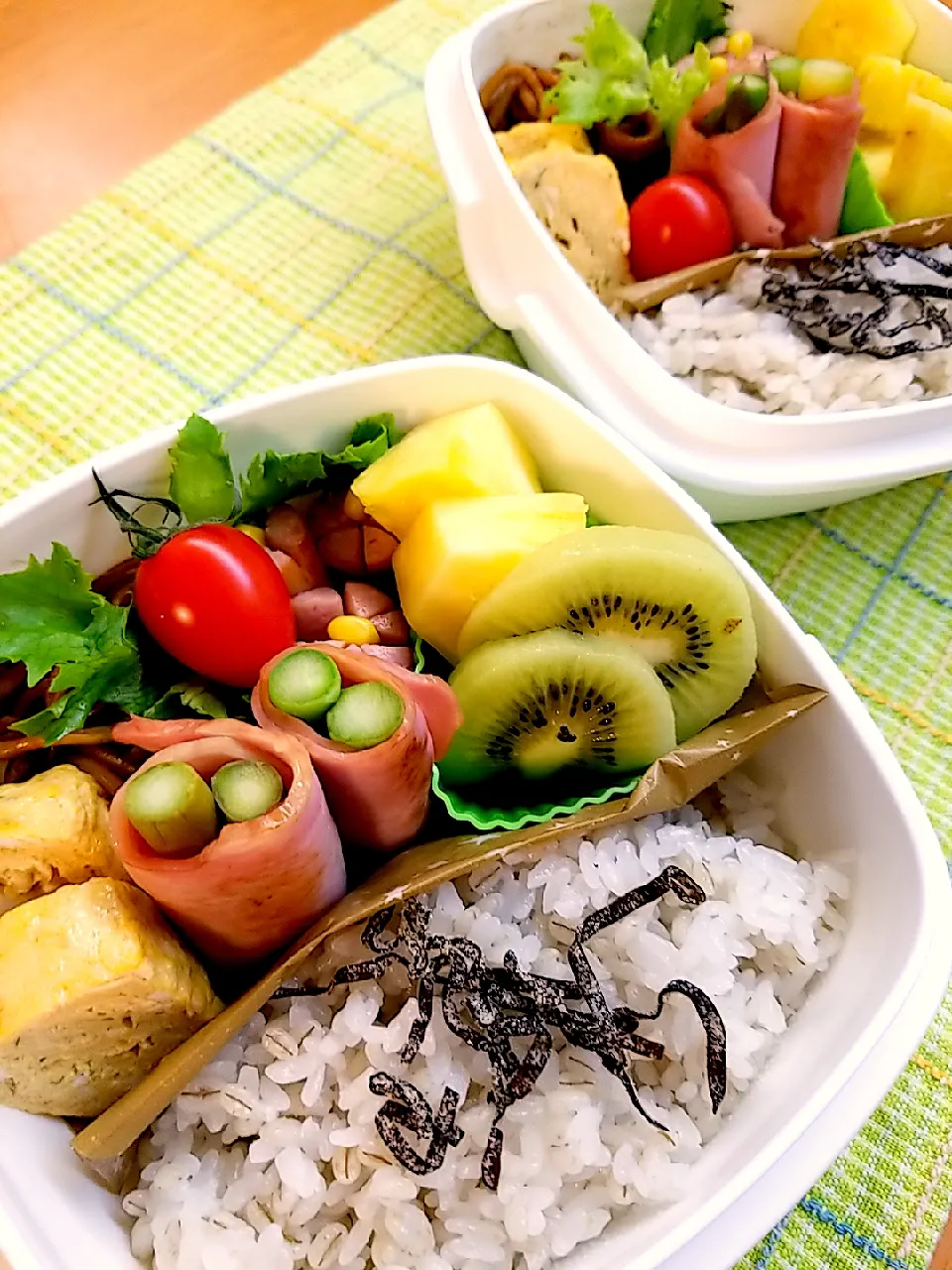 3月7日　高１息子と旦那弁当|あけみさん