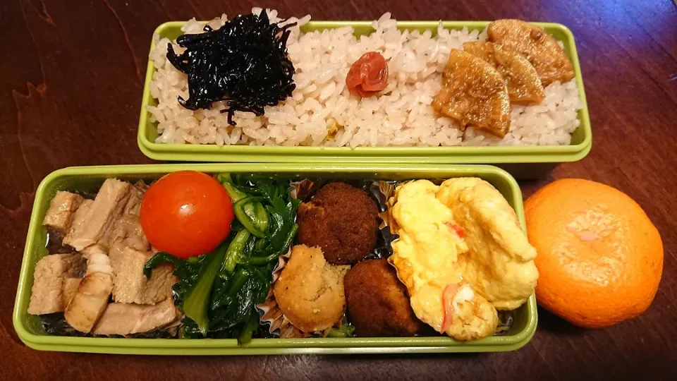 豚肉の醤油粕漬け弁当|りょーさん