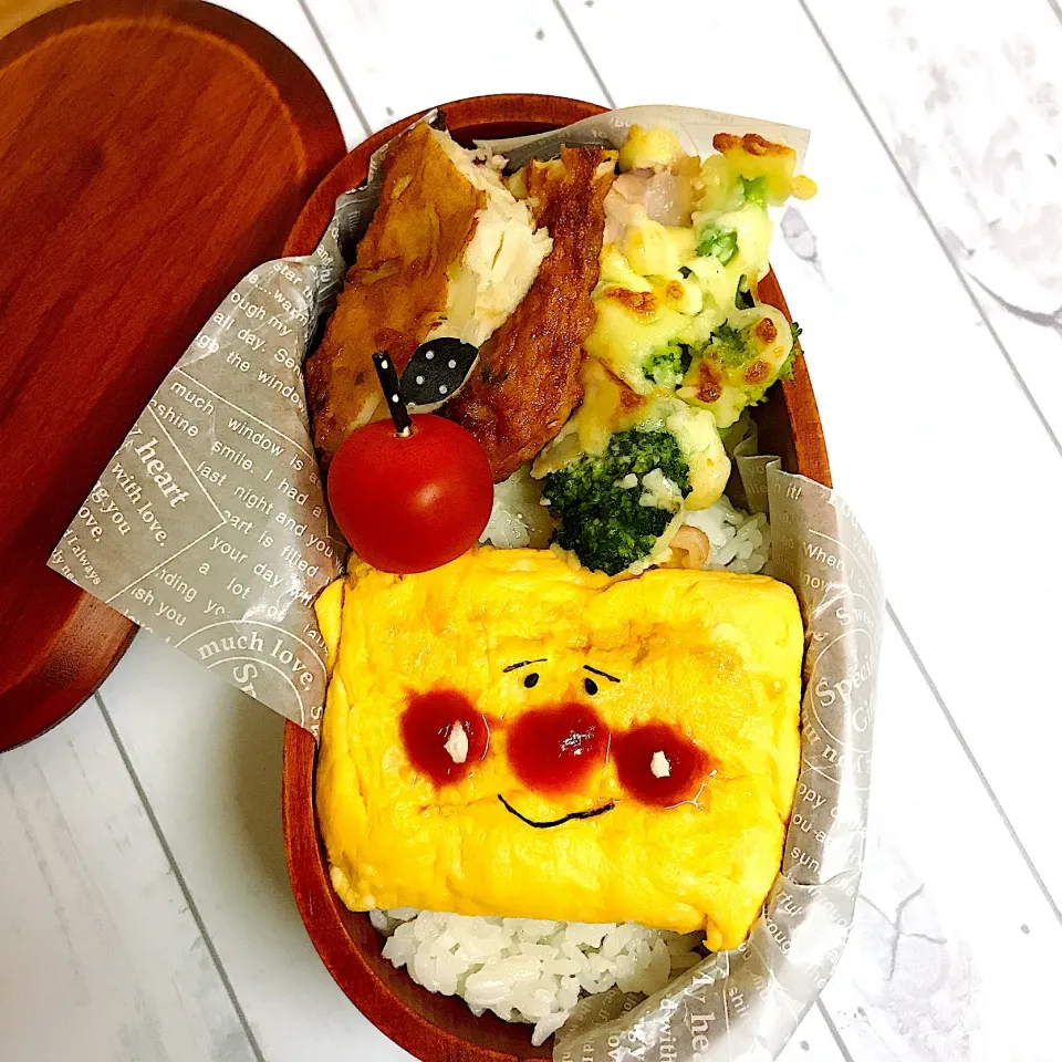 #娘弁当 #アンパンマン#卵焼き|mnkさん