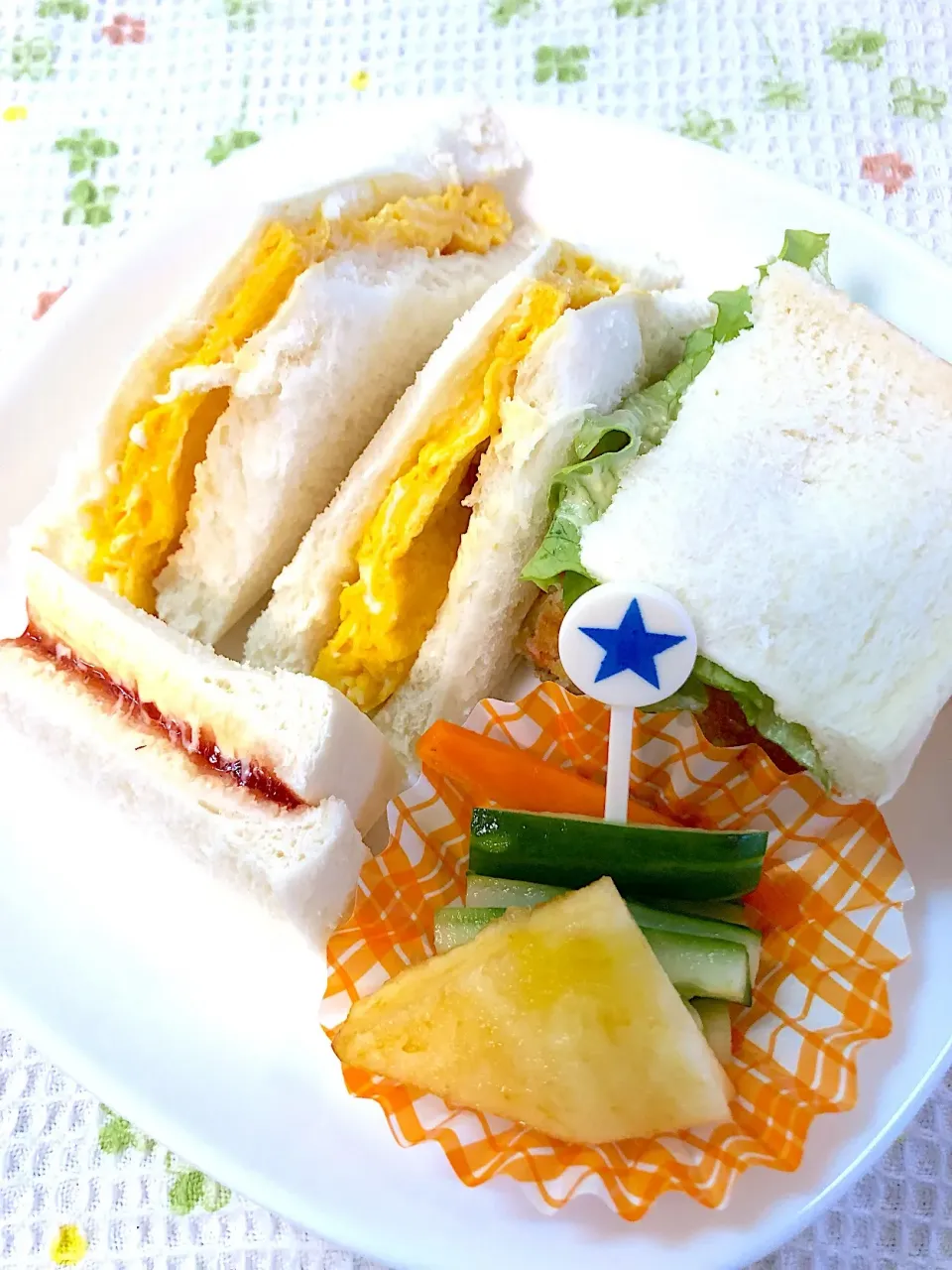 サンドイッチ🥪朝ごパン|harutomomamaさん