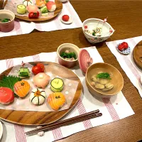 Snapdishの料理写真:桃の節句🎎手毬ずしでお祝い✨|こはるんママさん