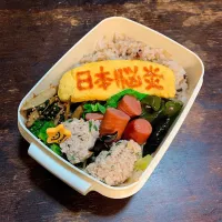 バンド名オムレツのお弁当:日本脳炎|mekethiさん