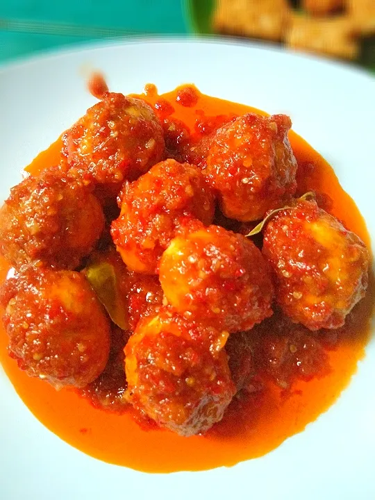 Snapdishの料理写真:balado telur|aryanieさん