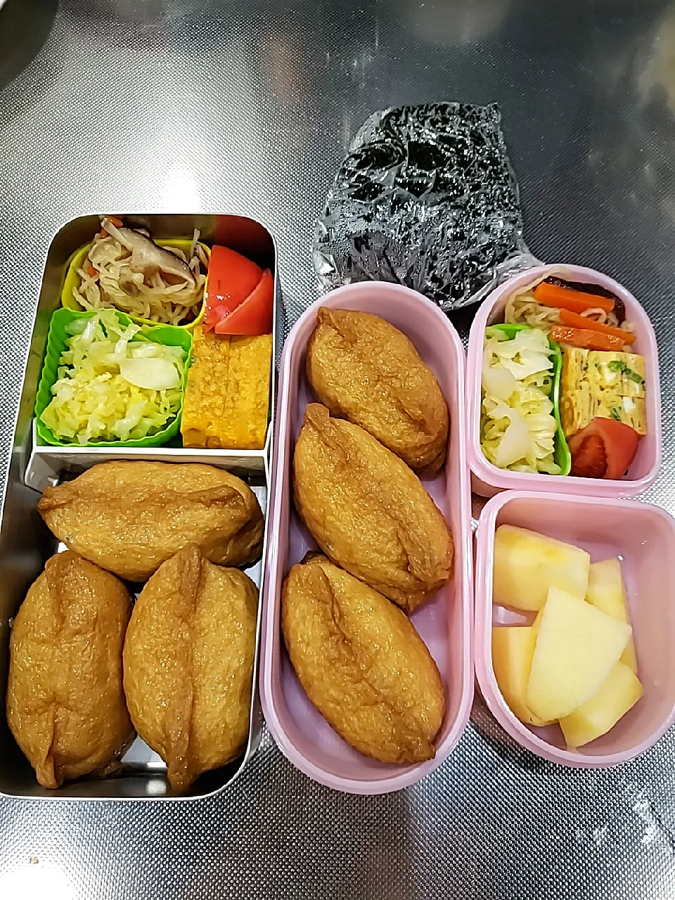 今日のお弁当　パパ&中学生娘ちゃん(*^^*)|sakuhimaさん