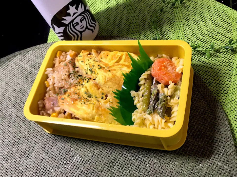 高校生今日のお弁当20190308#鶏肉混ぜご飯 #あるもので  #お弁当記録|mi♪さん