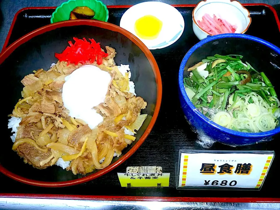 牛しぐれ煮丼＆半そばセット|nyama1さん