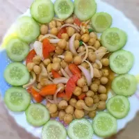 chickpea salad|kehkashanumairさん