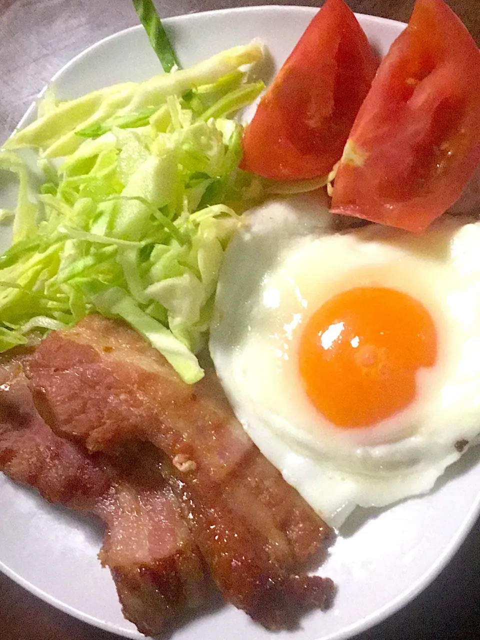 厚切りベーコン🥓ステーキ
まるで朝のようなメニュー|掛谷節子さん