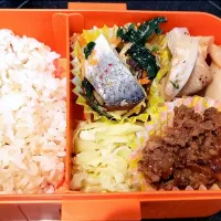 魚とか入れてみた弁当|JDの限界弁当さん