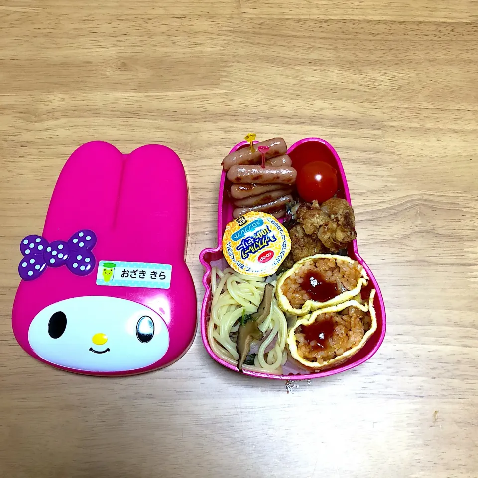 Snapdishの料理写真:2019.3.8チビさん弁当|ラブリー心愛さん