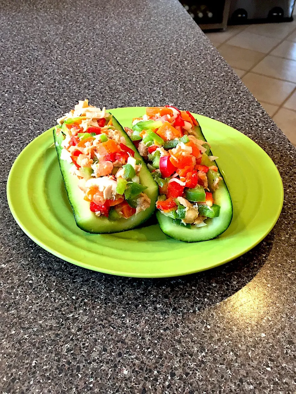 Tuna Salad over cucumber 🥒|FitMomDoc19さん