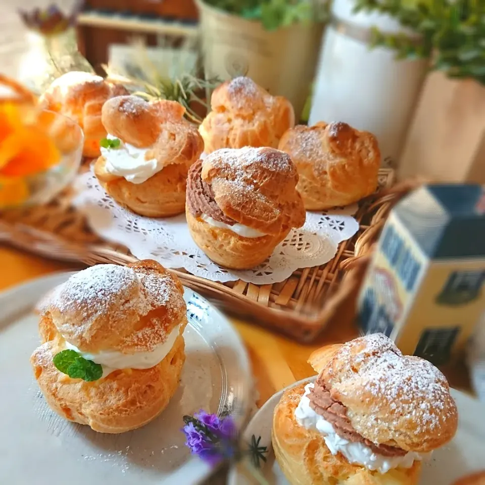 くららさんの料理 サラダ油でシュークリーム☆|とまと🍅さん