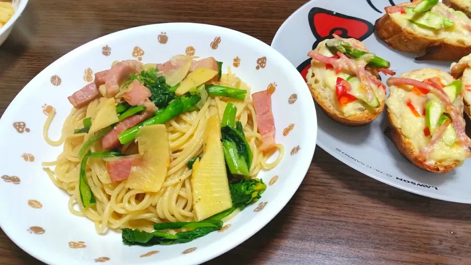 Snapdishの料理写真:今日の晩御飯🍝|キヨちゃんさん