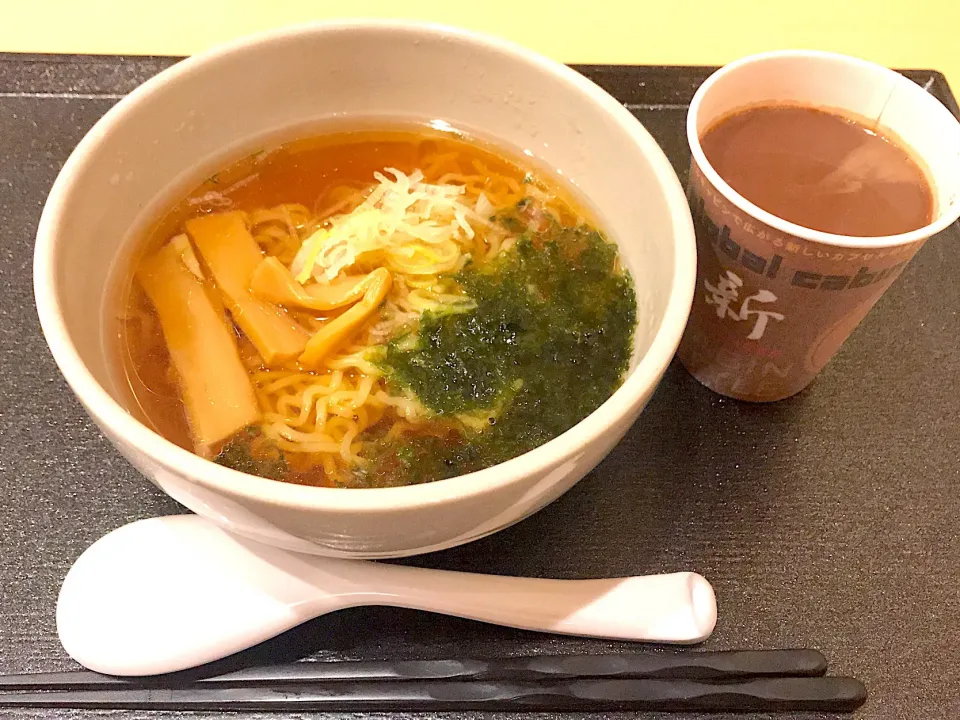 Ramen and cocoa|Sky Blueさん