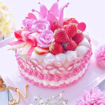 Snapdishの料理写真:誕生日ケーキ🎂