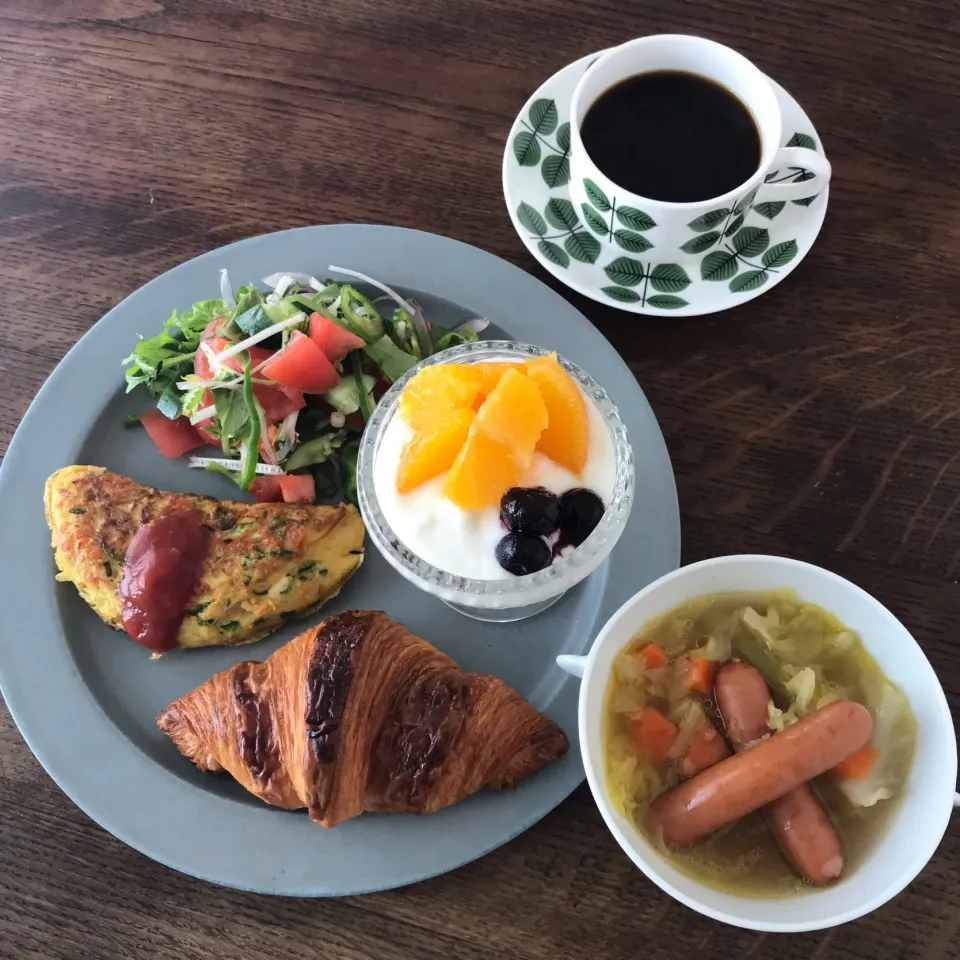 今日の朝ごはん|ぺんぎんさん