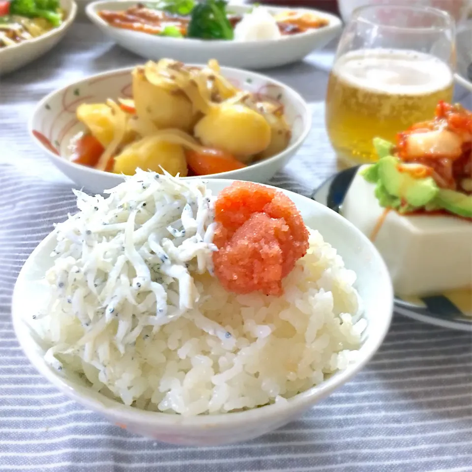 明太しらすご飯|ゆかりさん