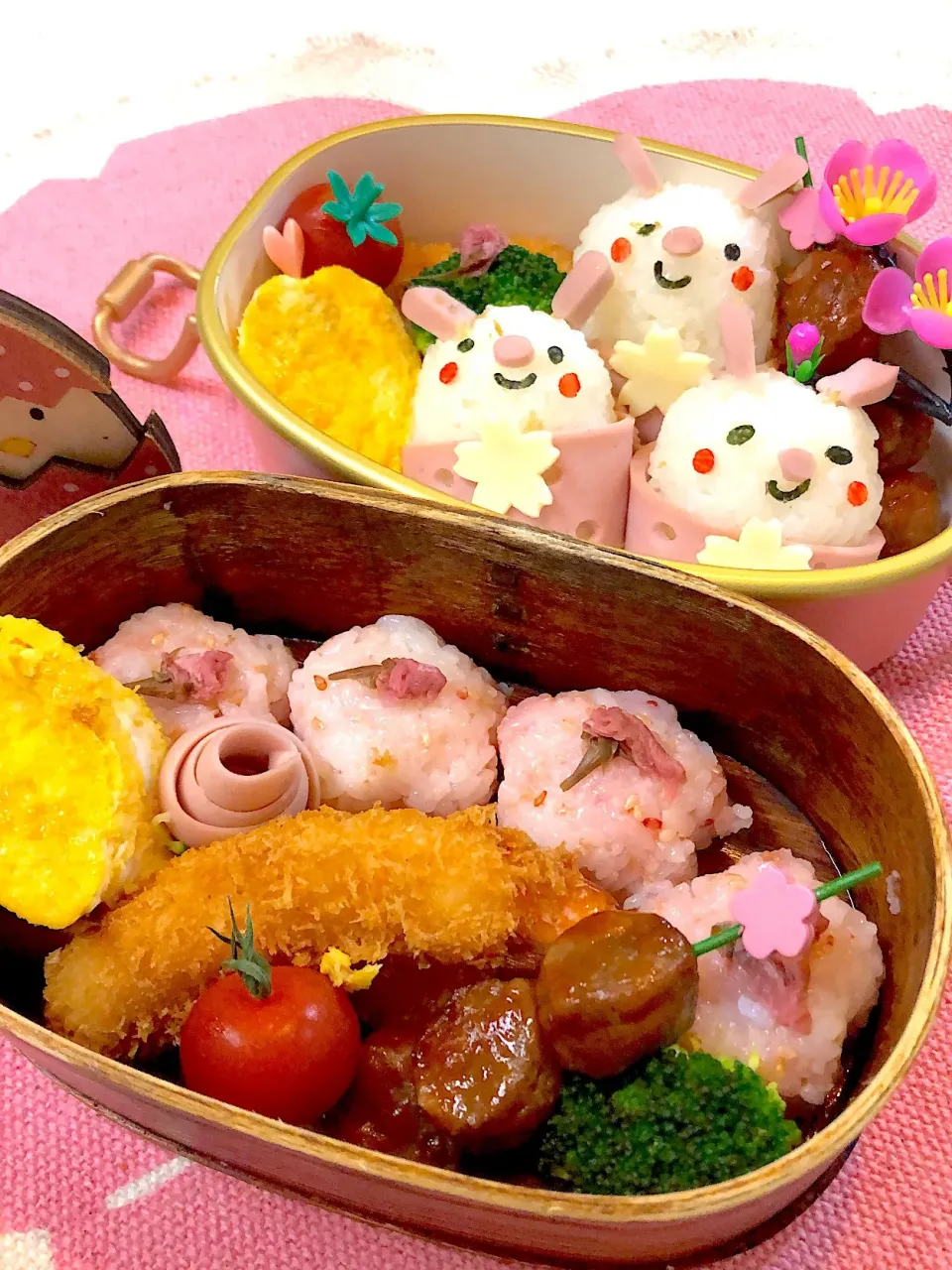 うさぎさんお弁当
桜お弁当🌸|Yuki Kawasumiさん