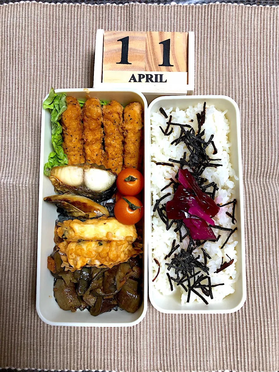 今日のお弁当🍱
 #中学生女子弁当|あきんこさん