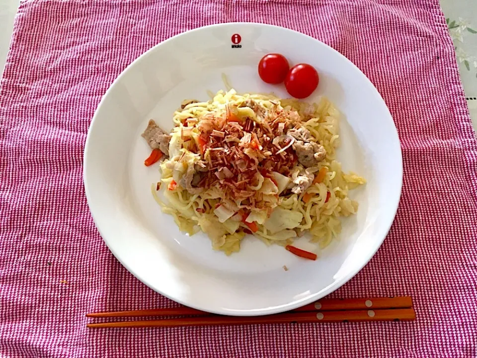 野菜たっぷり塩焼きそば|みよさん