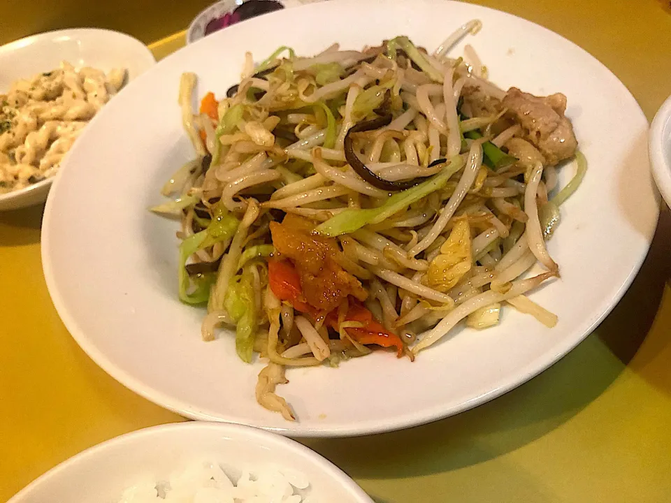 肉野菜炒め定食|須佐 浩幸さん