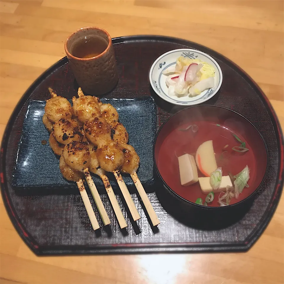 五平餅定食
#喜楽五平餅駅前店|ゆうめもさん