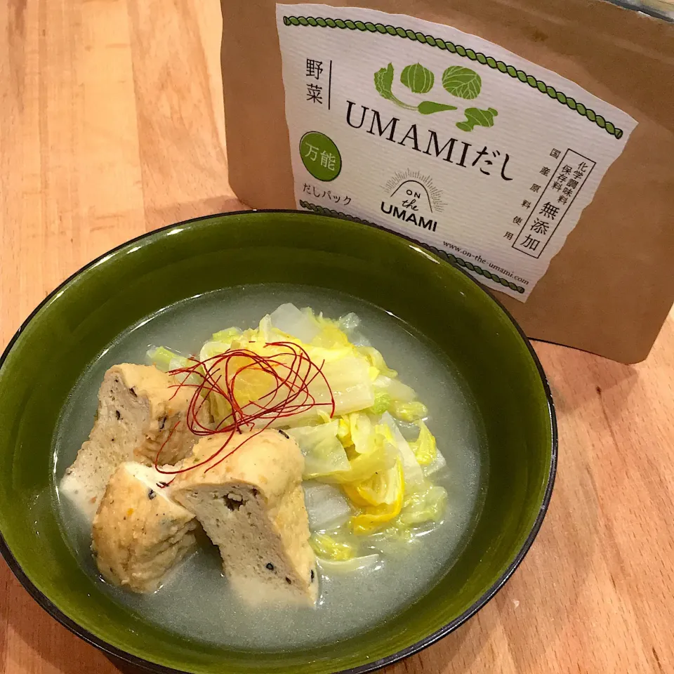 on the UMAMI 野菜出汁で白菜とがんもの煮物🥬|べべべさん